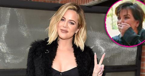 kris jenner reacts khloe kardashian pregnancy news pp