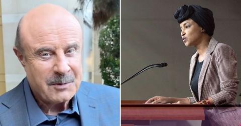 Composite photo of Dr. Phil McGraw and Ilhan Omar