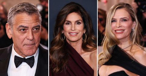 Photo of George Clooney, Cindy Crawford and Sara Foster