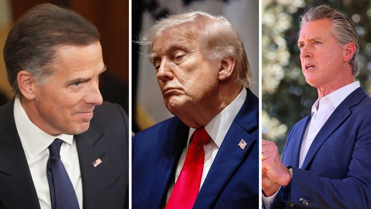 Donald Trump,Hunter Biden,Gavin Newsom