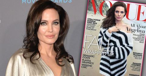 Angelina jolie children kids vogue shoot