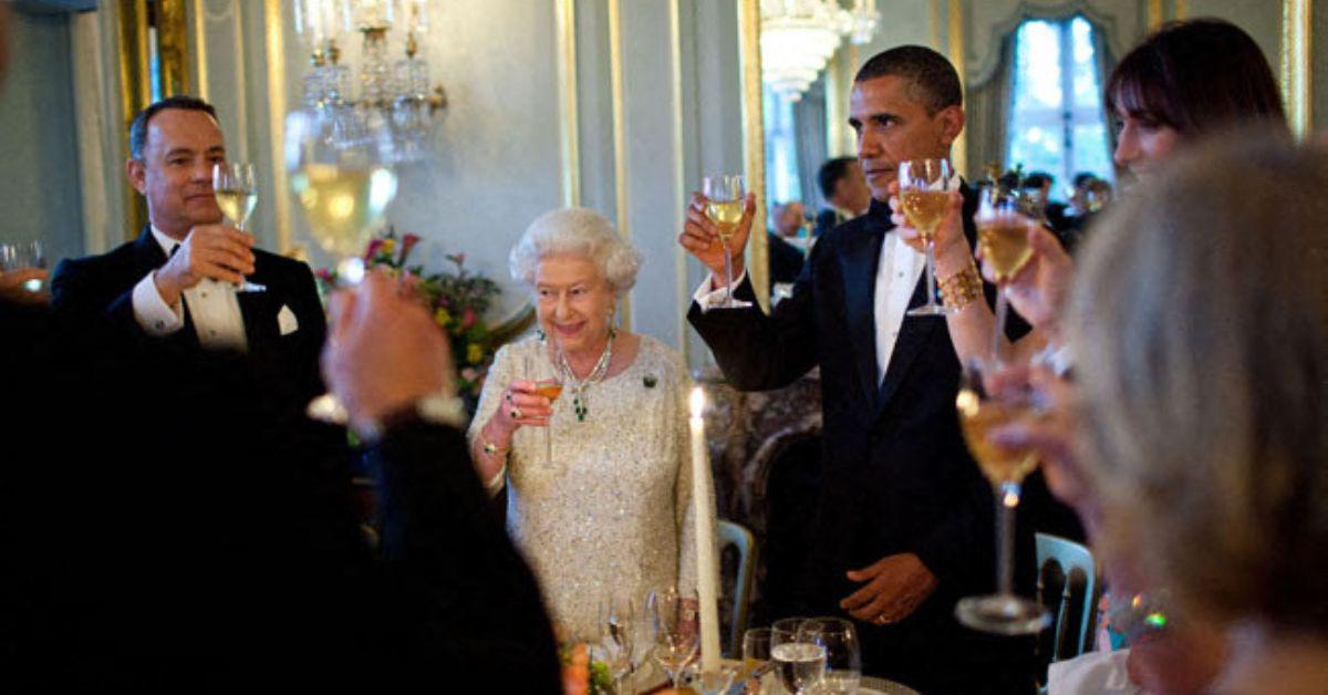 photo of Queen Elizabeth II had her private secretary handle Barack Obama at the end of the night