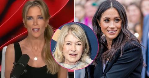 photo of Megyn Kelly, Martha Stewart and Meghan Markle
