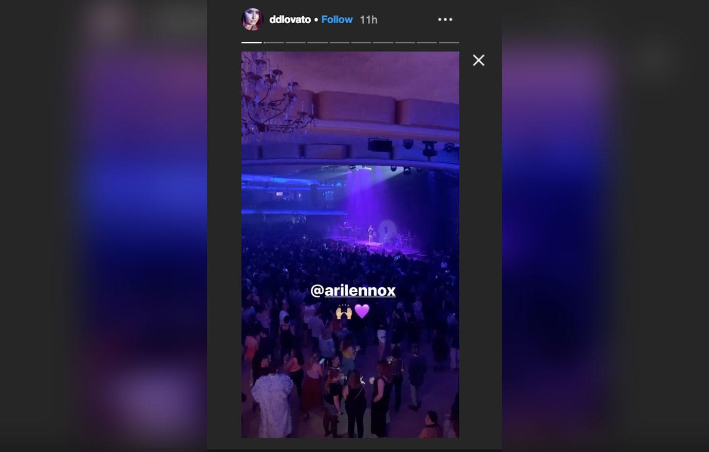 lizzo concert demi instagram