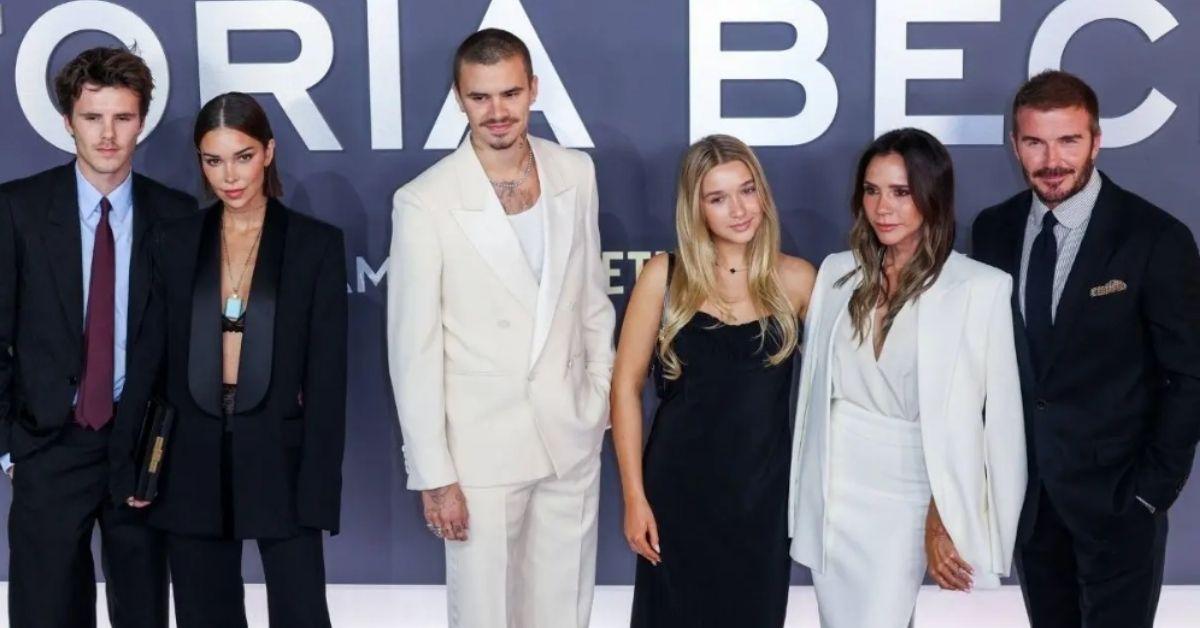 image of Victoria Beckham was called onto the stage during the ceremony, per the DJ.