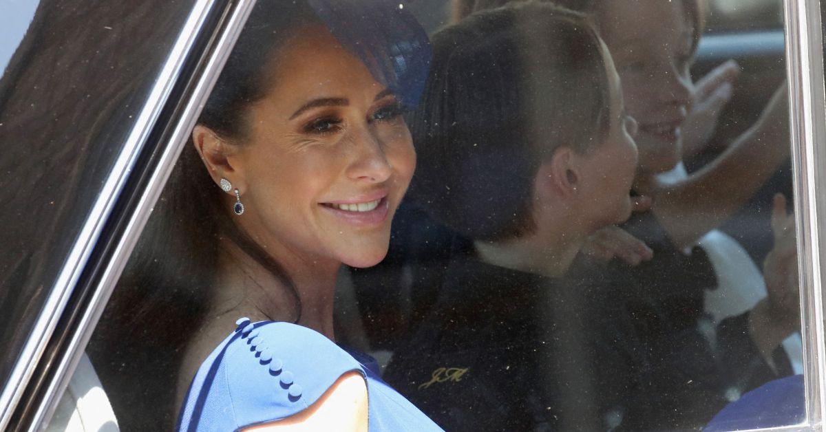 image of Jessica Mulroney attended Meghan Markle's wedding in 2018.