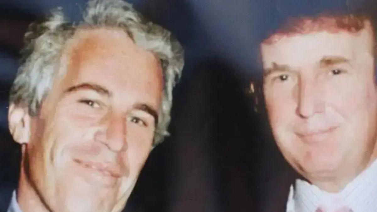 image of Jeffrey epstein and  Donald Trump