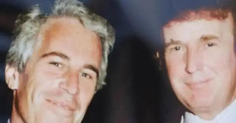 image of Jeffrey epstein and Donald Trump