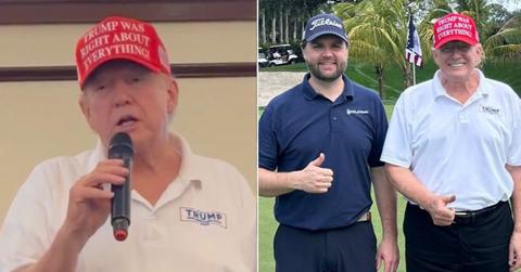 Composite photo of Donald Trump and JD Vance