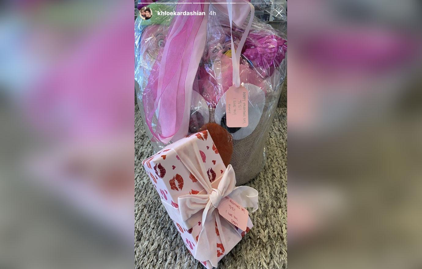 Khloe Kardashian Celebrates Valentine’s Day With True