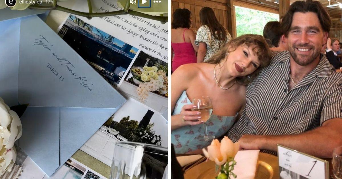 swift kelce table wedding rumors