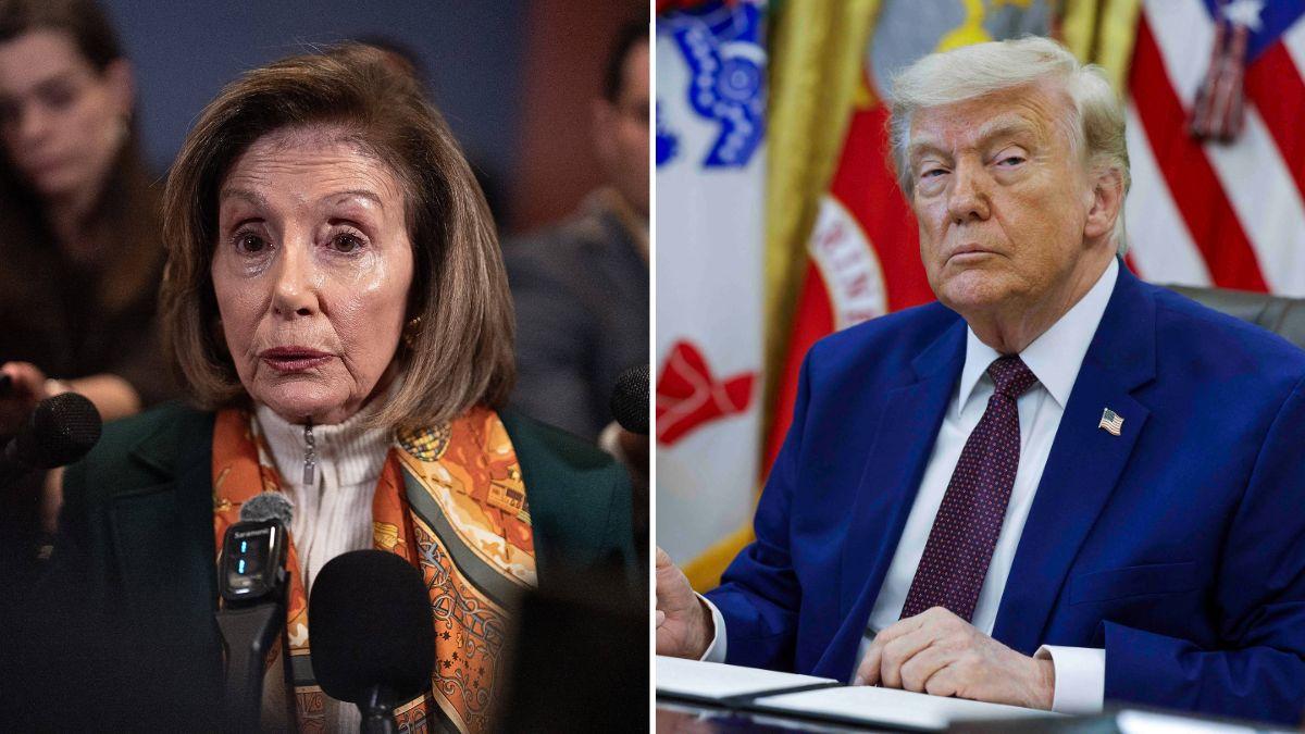 Image of 'And I'll tell you to shut up again because you're speaking lies,' Nancy Pelosi ridiculed.
