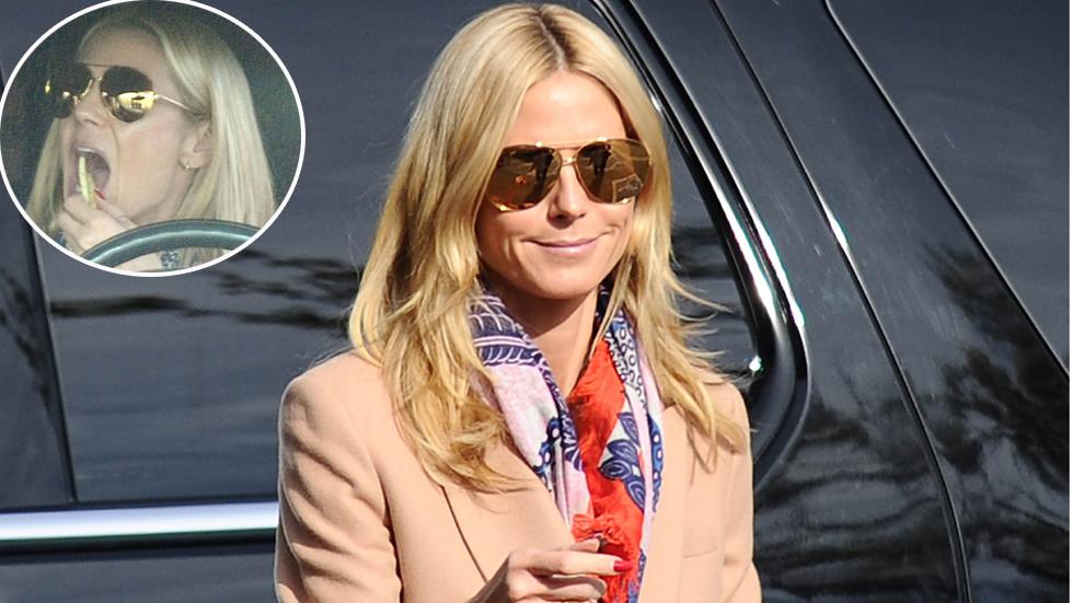 Breakup Diet? Heidi Klum Devours French Fries After Vito Schnabel Is  Spotted With Dakota Fanning