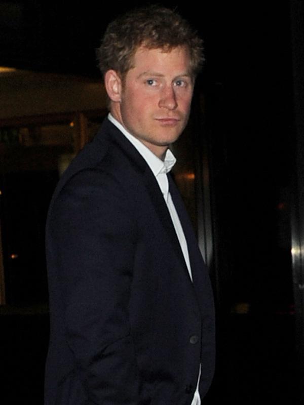 Prince Harry seen leaving the Arts Club