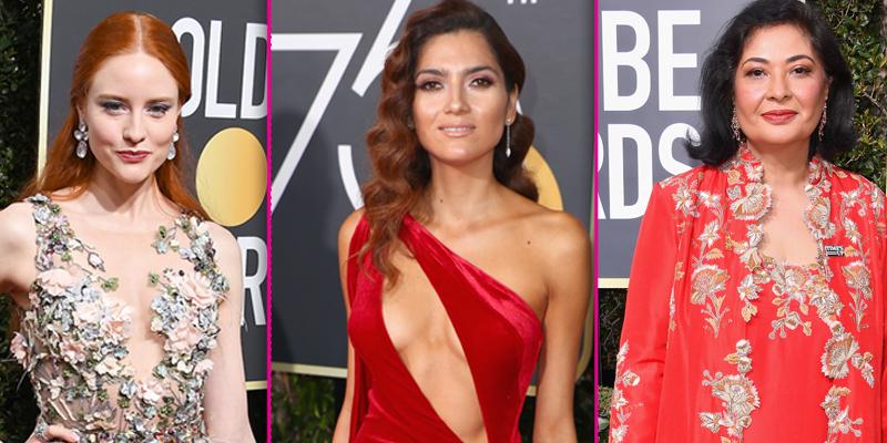 Celebs who did not wear black to golden globes 2018 hero