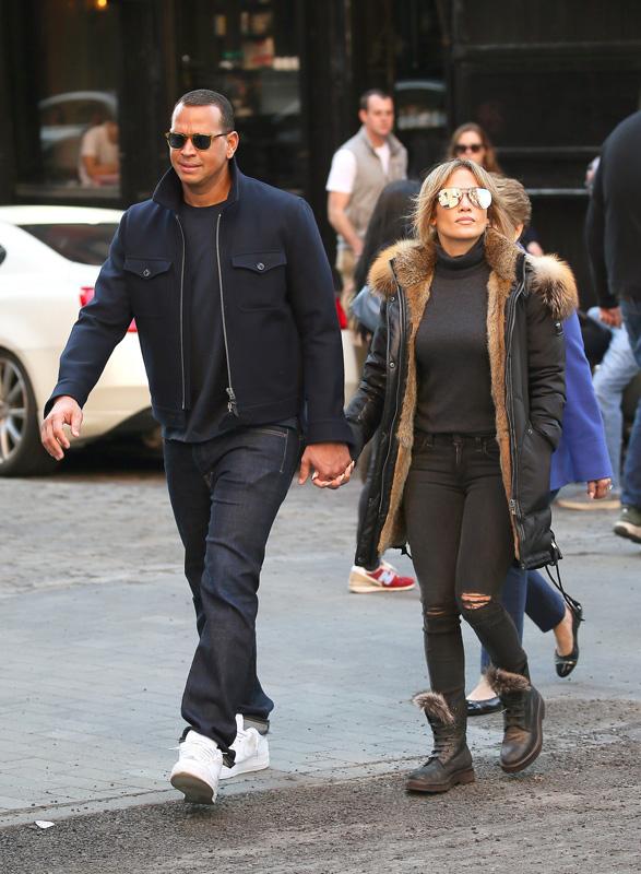 Jennifer Lopez and  Alex Rodriguez are going strong as they take a stroll in NYC