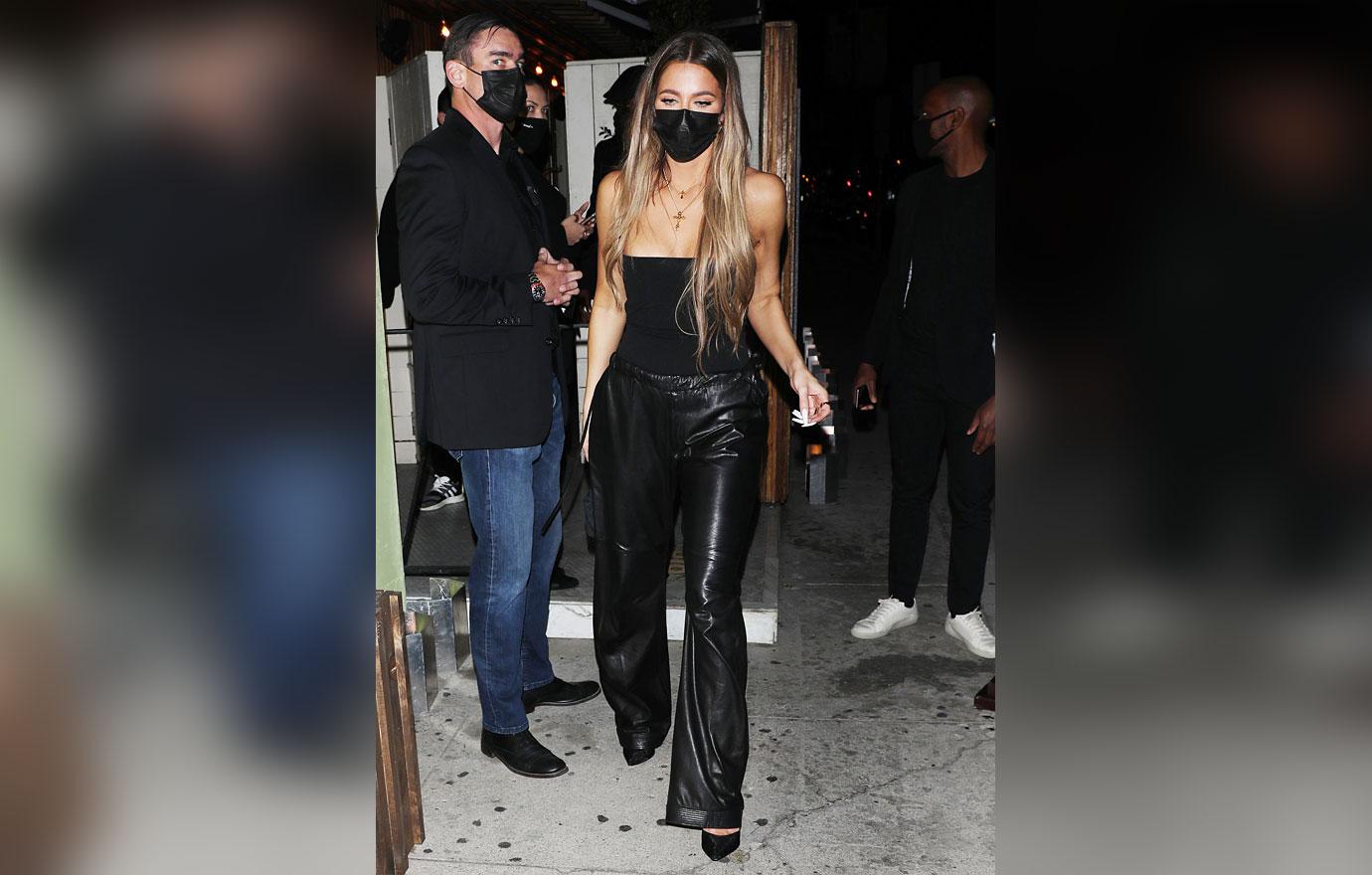 khloe kardashian celebs attend kendall jenner  tequila party