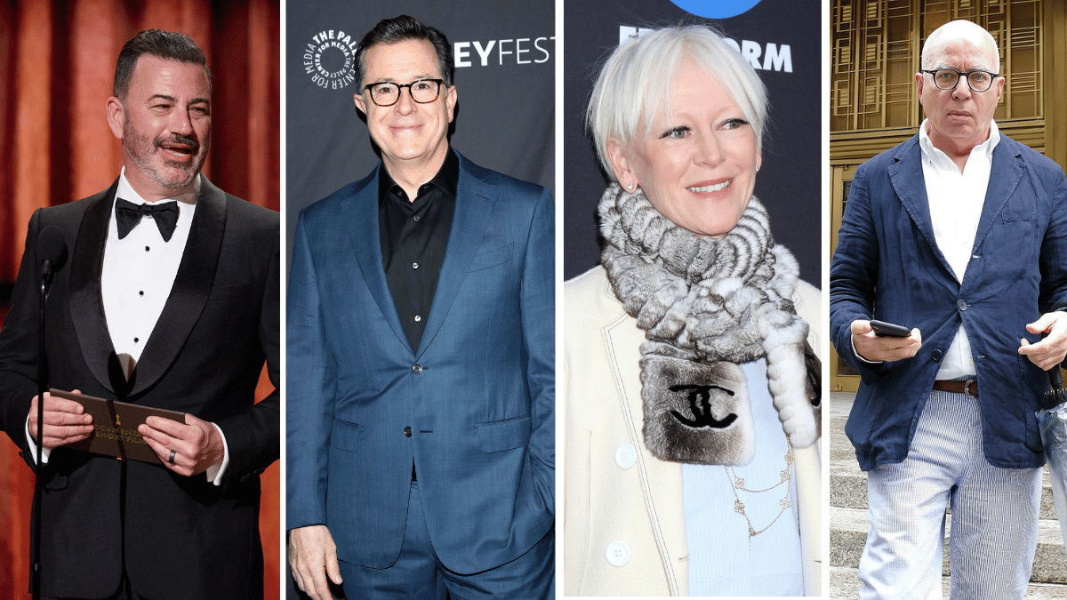 Jimmy Kimmel ; Stephen Colbert ; Joanna Coles;  Michael Wolff,