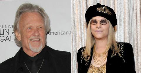 Photo of Kris Kristofferson and picture of Barbra Streisand.