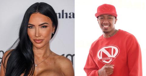 Split image of Bre Tiesi and Nick Cannon.