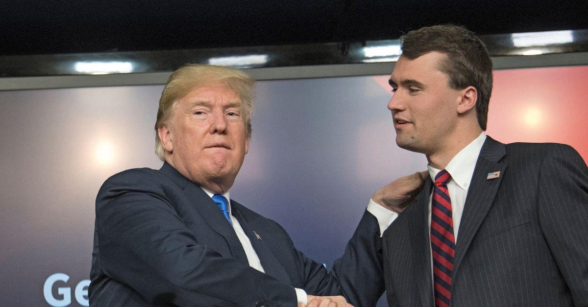 Photo of Donald Trump and Charlie Kirk