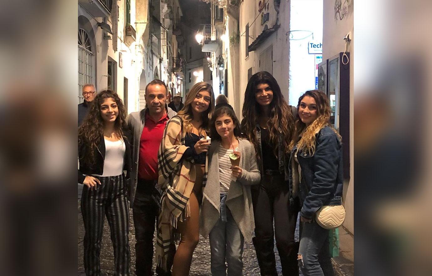 Joe And Teresa Giudice With Daughters In Italy New Job