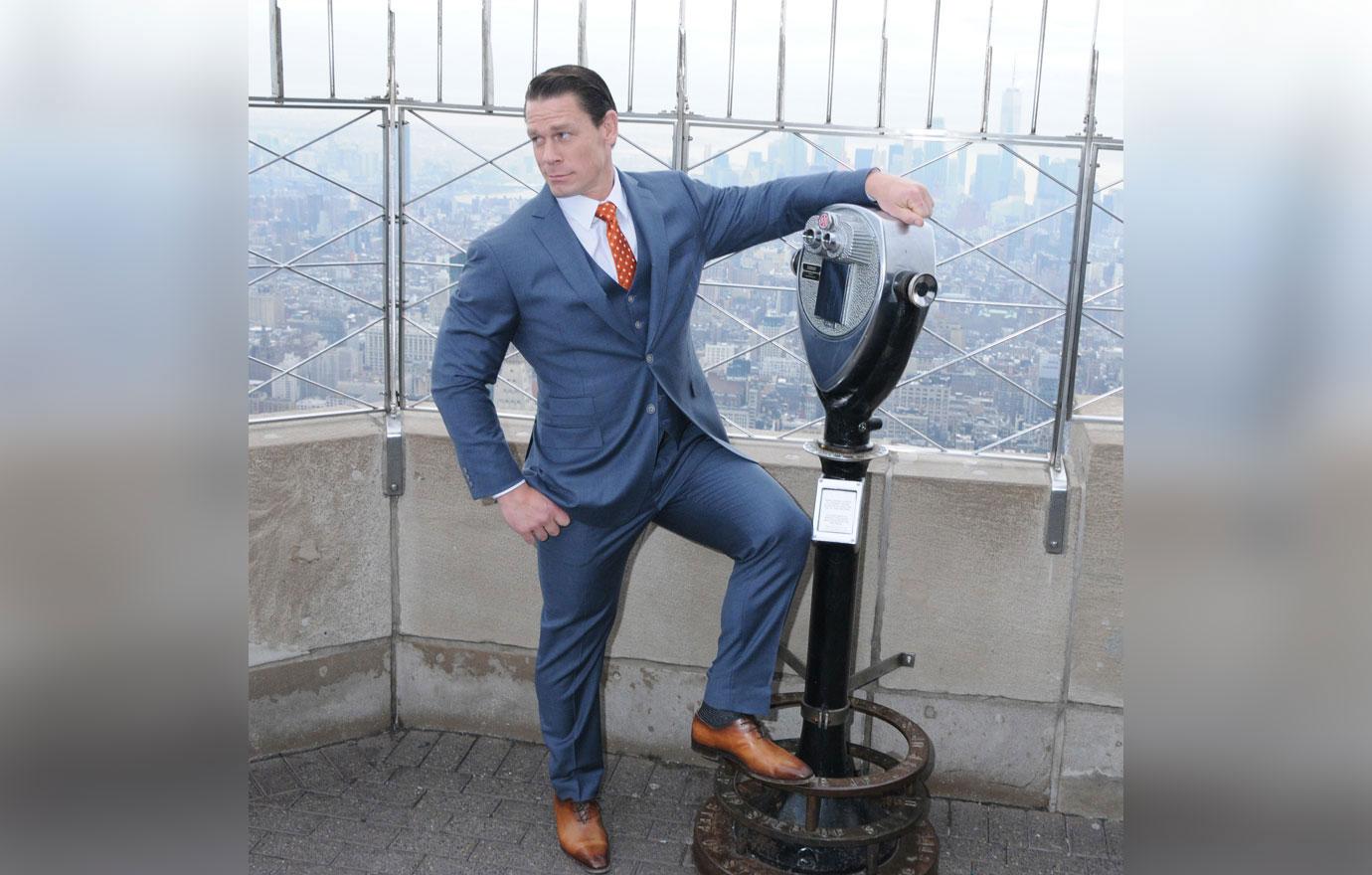 Hailee Steinfeld and John Cena at the Empire State Building in NYC