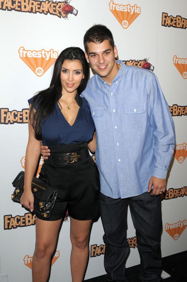 Rob Kardashian Kim Kardashian Feud