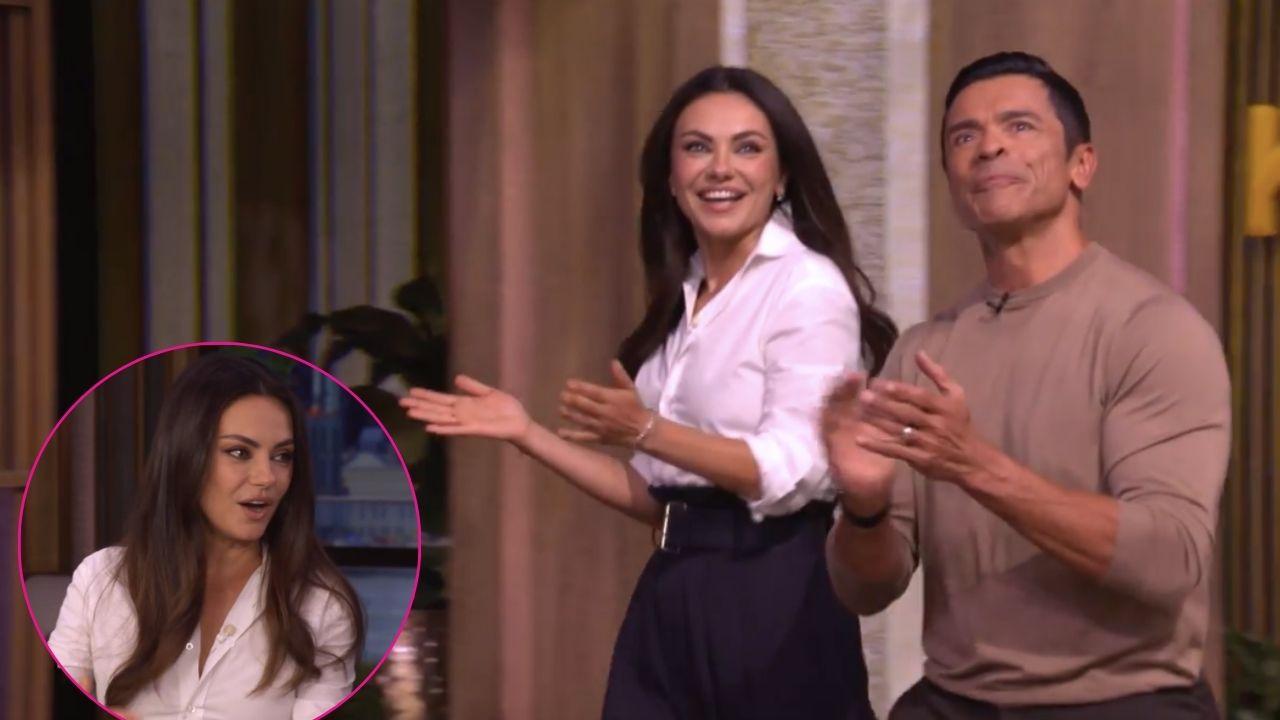 Image of Mila Kunis confessed to being a little tipsy when agreeing to co-host.