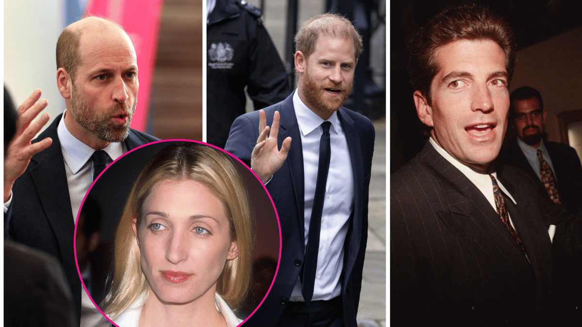 Photo of Prince William, Prince Harry and John F. Kennedy Jr.