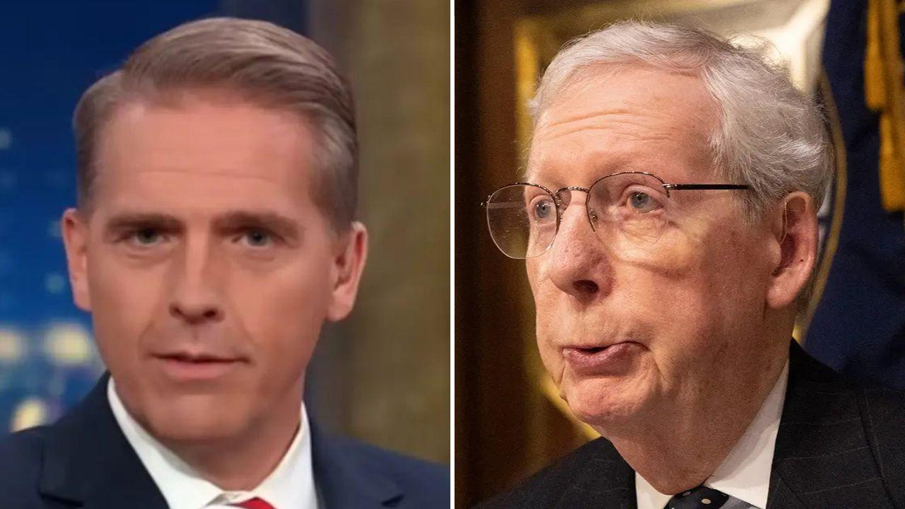 Photo of Scott Jennings and Mitch McConnell