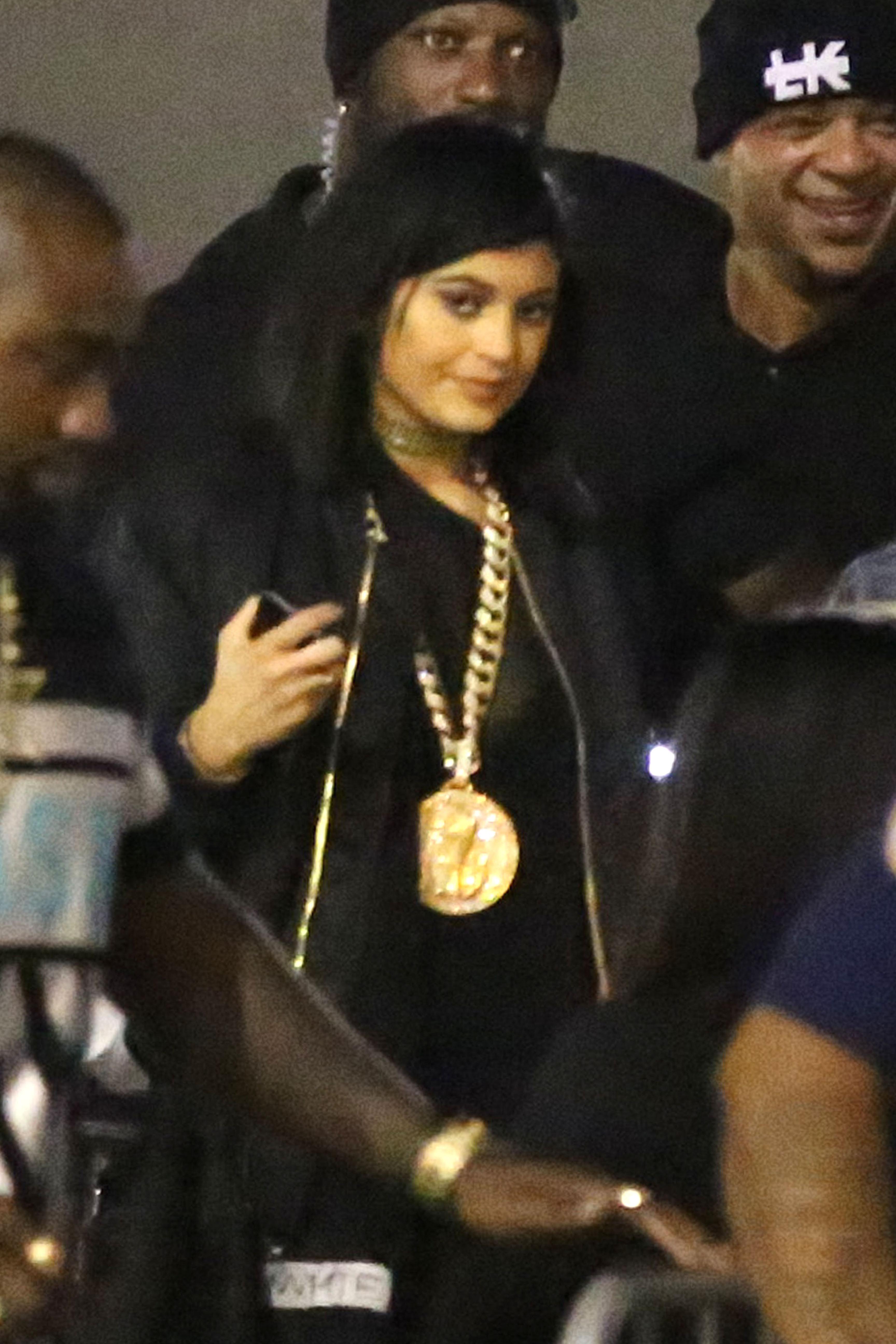 Kylie Jenner accompanies Tyga to his concert with Chris Brown and Trey Songz