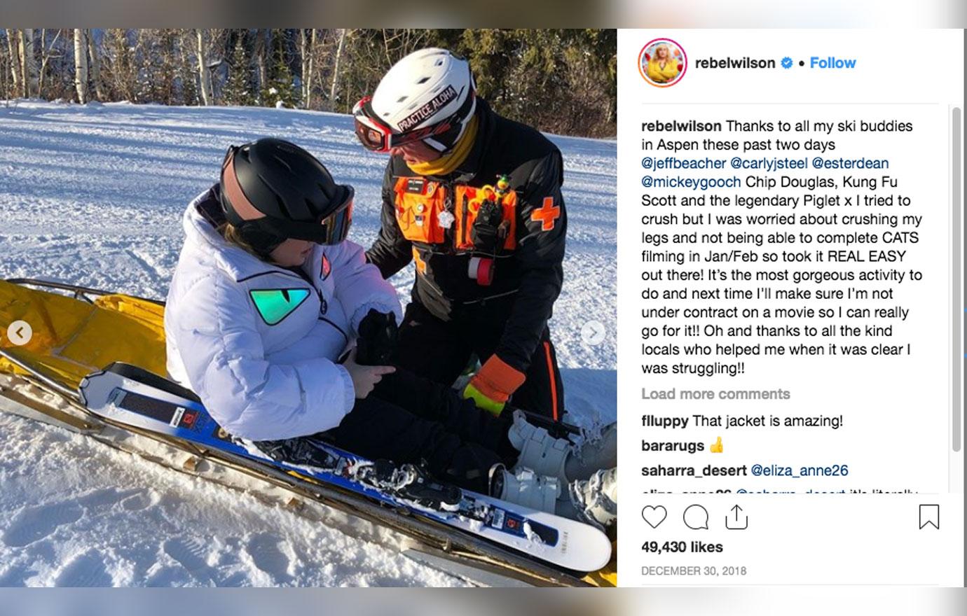 Watch Rebel Wilson Tell Ellen DeGeneres About Her Aspen Mountain Rescue