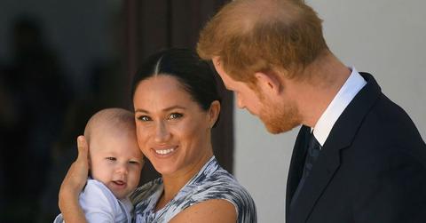 Meghan Markle Prince Harry Archie Cuddle Thanksgiving
