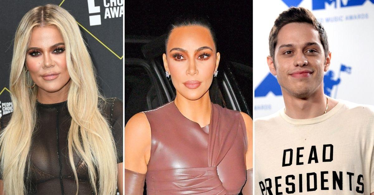 khloe kardashian joins kim kardashian pete davidson dinner escape room