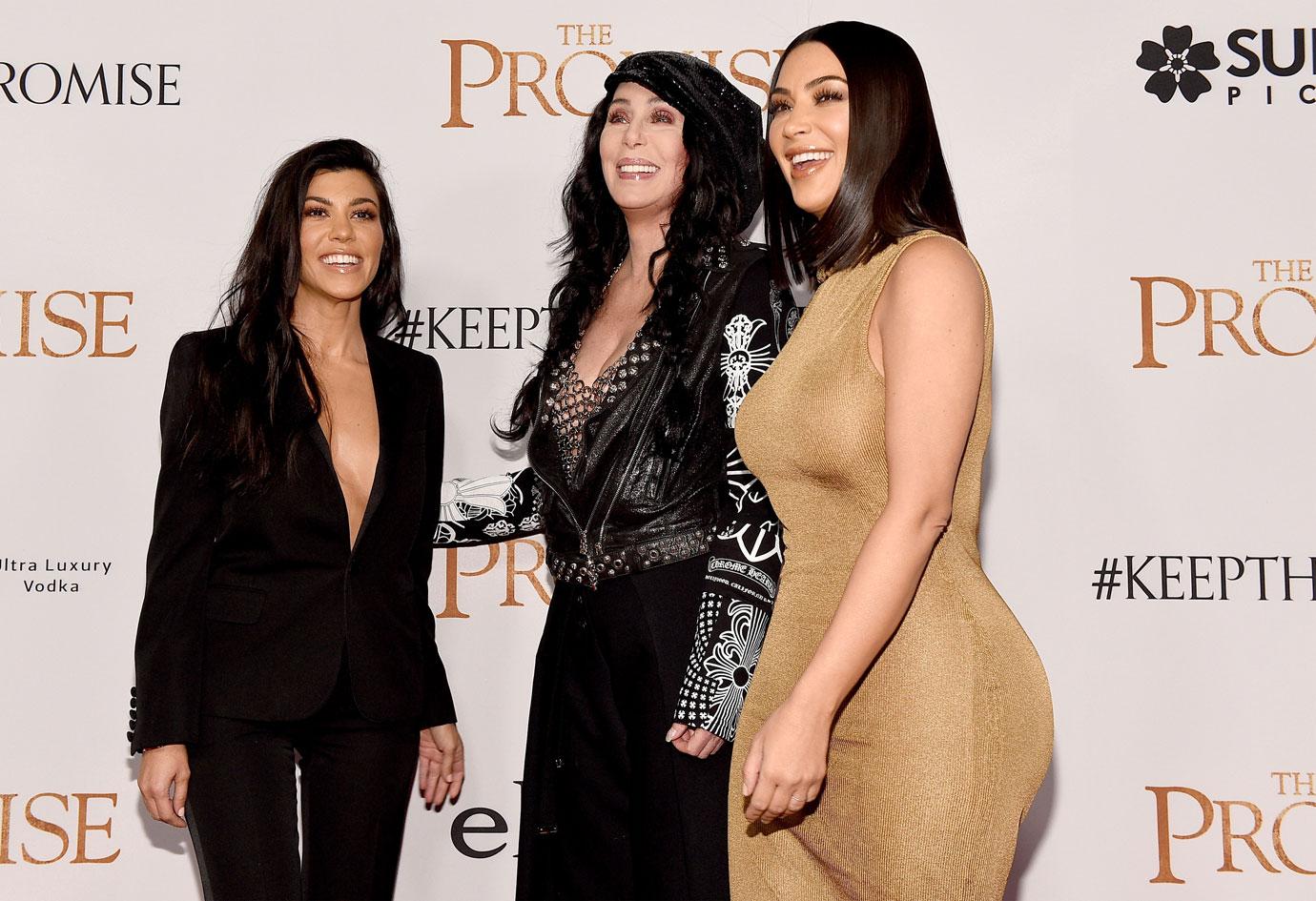 Cher Kim Kourtney Kardashian Promise Film Photos 04