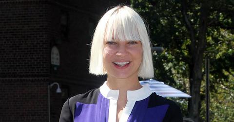 Sia Furler With Platinum Blonde hair