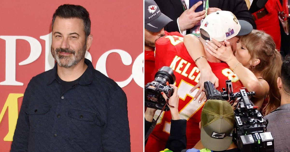 Jimmy Kimmel Jokes Travis Kelce Is Taylor Swift's 'Broke Boyfriend'