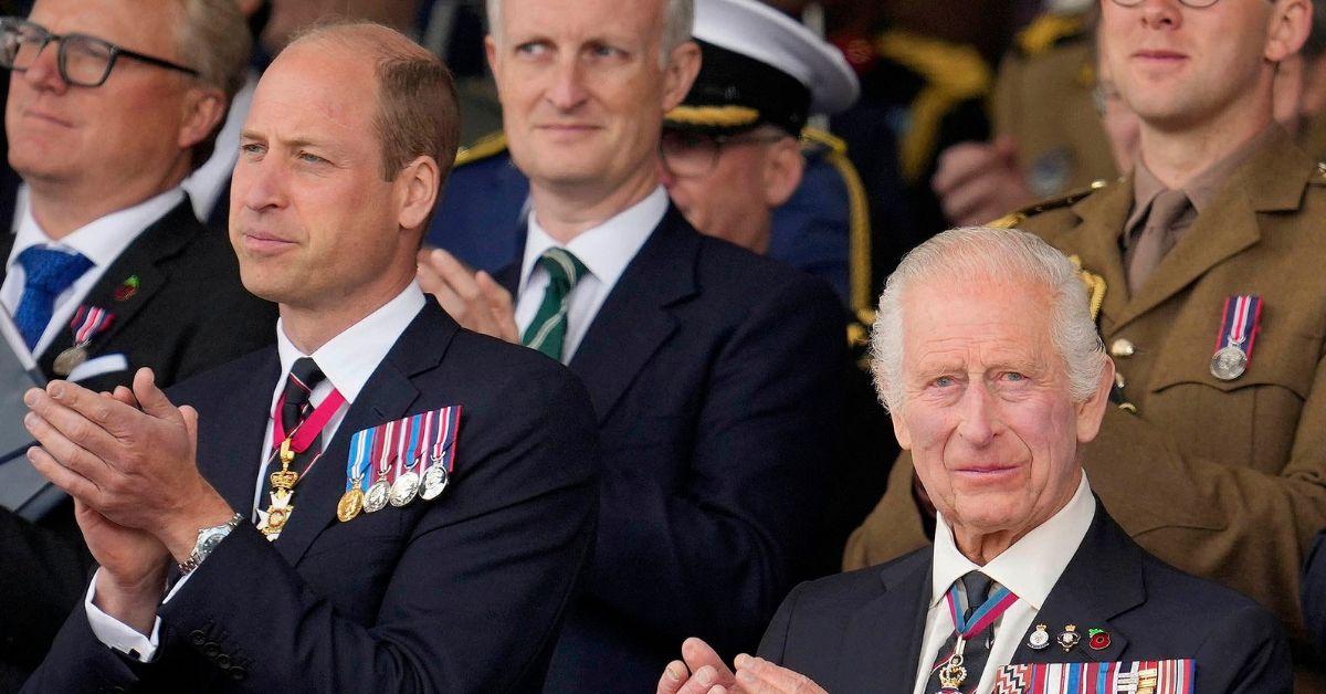 image of A source claimed Prince William was unhappy after learning about Prince Harry and Meghan Markle's plans to visit King Charles.