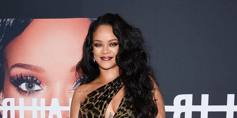 Rihanna narrowly avoids nip slip as she flashes ENTIRE boob in red carpet  wardrobe malfunction - OK! Magazine