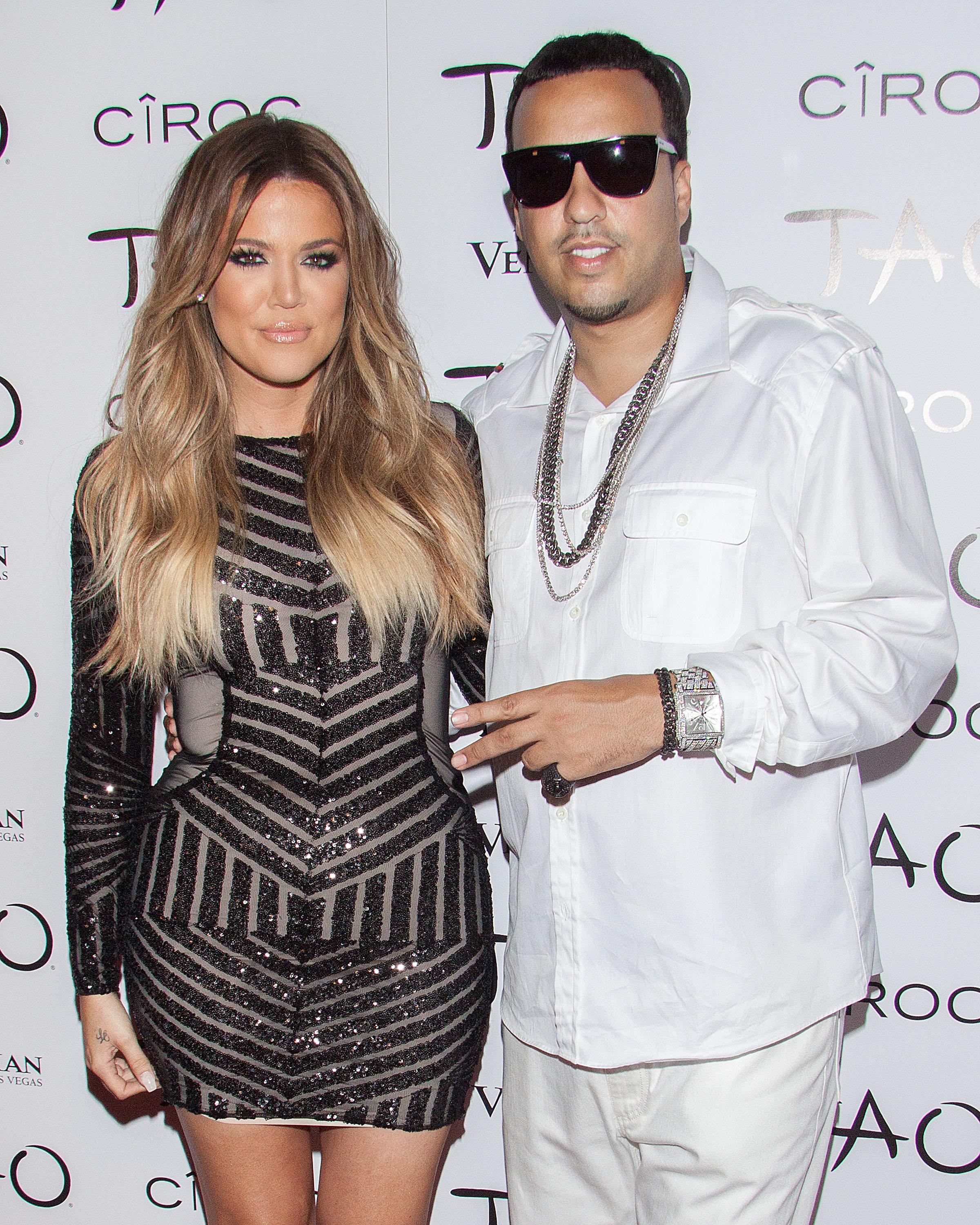 Khloe Kardashian and French Montana celebrate Fourth of July weekend at TAO Nightclub in Las Vegas