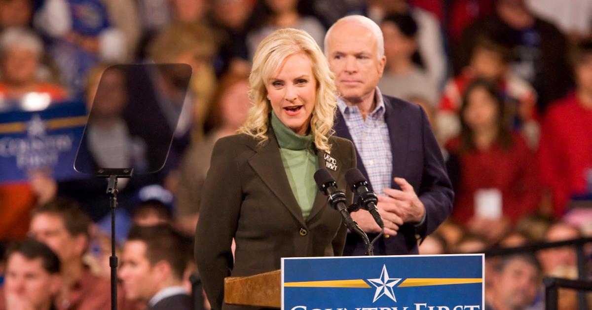 Image of John McCain's wife, Cindy, became a widow in 2018 after the senator died.