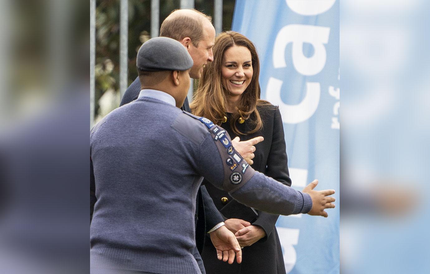 prince william and duchess kate visit east ham squadron raf air cadets