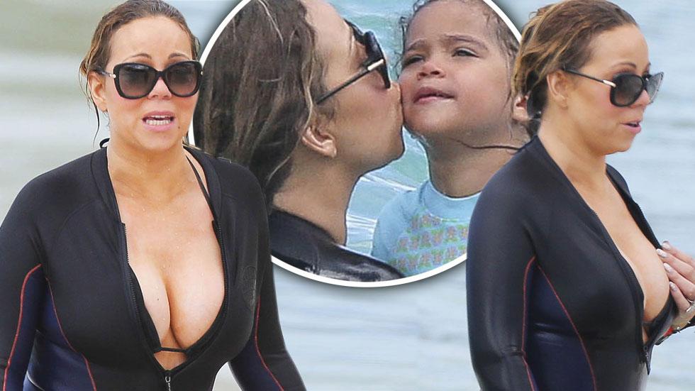 Mariah Carey Dons A Wetsuit In St Barts With Daughter Monroe Amid Brett Ratner Dating Rumors 