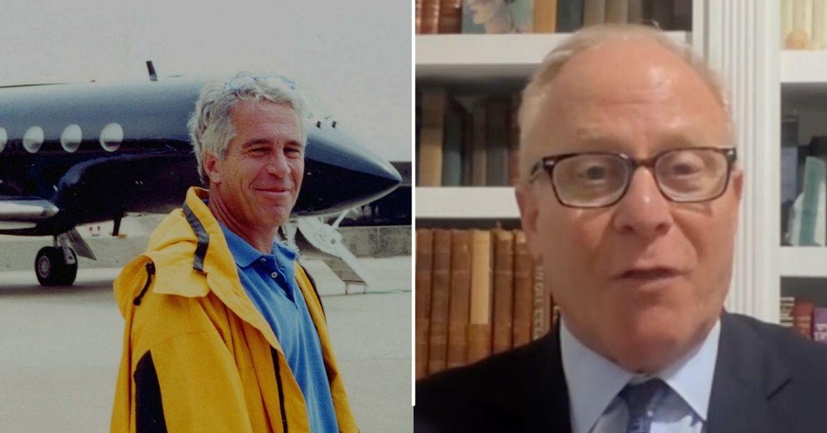 Composite photo of Jeffrey Epstein and David Schoen