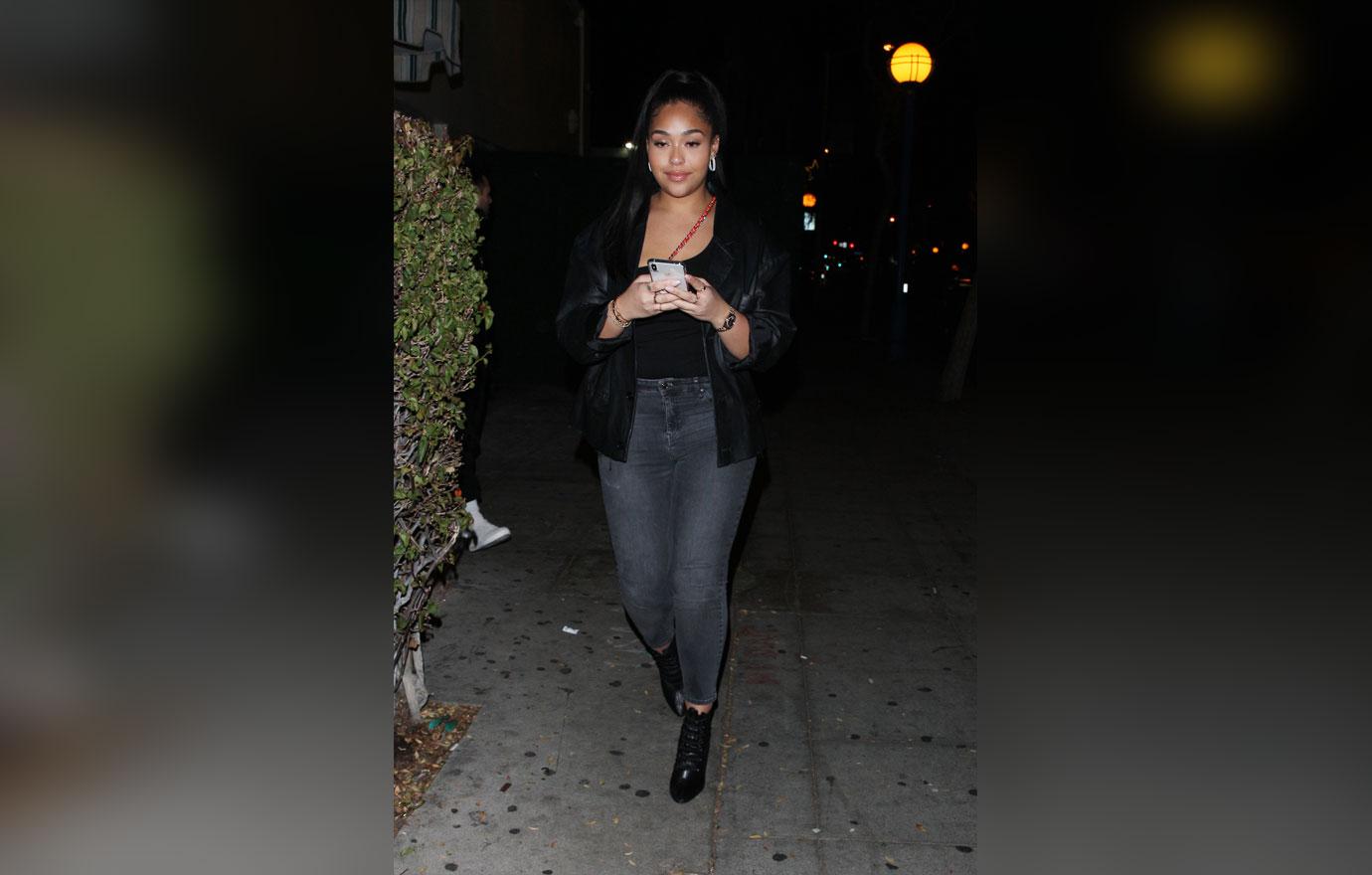 Jordyn Woods Black Jeans Cosmopolitan Cover