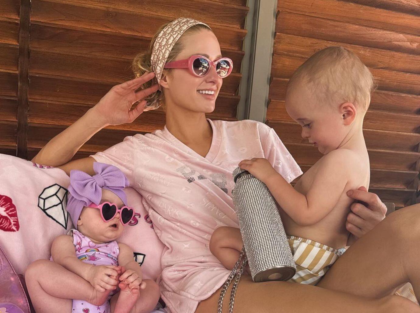 paris hilton parenting criticism once again swimming son phoenix