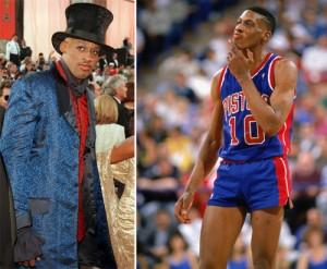 No Fooling: Detroit Pistons to Retire Rodman's Jersey Tonight