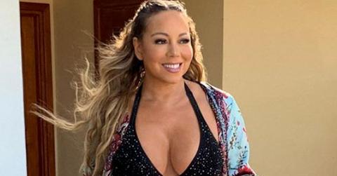 Mariah Carey Abs Black Bikini