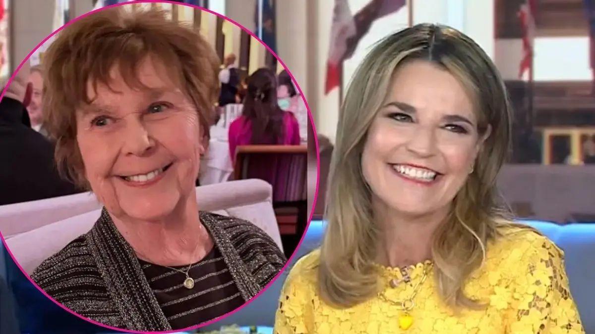 composite photo of savannah guthrie and missing mom nancy